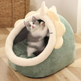 Load image into Gallery viewer, Sweet Cat Bed Warm Pet Basket Cozy Kitten Lounger Cushion Cat House Tent Very Soft Small Dog Mat Bag For Washable Cave Cats Beds
