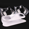 Load image into Gallery viewer, Non-Slip Double Cat Bowl Pet Water Food Feed Dog Bowls Pet Bowl With Inclination Stand Cats Feeder Feeding Bowl Kitten Supplies
