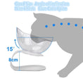 Load image into Gallery viewer, Non-Slip Double Cat Bowl Pet Water Food Feed Dog Bowls Pet Bowl With Inclination Stand Cats Feeder Feeding Bowl Kitten Supplies
