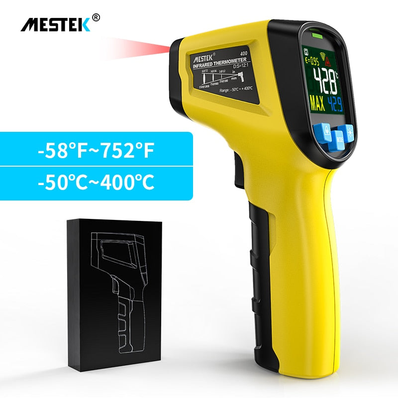 Infrared Thermometer Non-Contact Temperature Meter Gun Handheld Digital LCD Industrial Outdoor Laser Pyrometer IR Thermometer