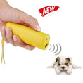 Load image into Gallery viewer, 3 in 1 Pet Dog Repeller Whistle Anti Barking Stop Bark Training Device Trainer LED Ultrasonic Anti Barking Without Battery
