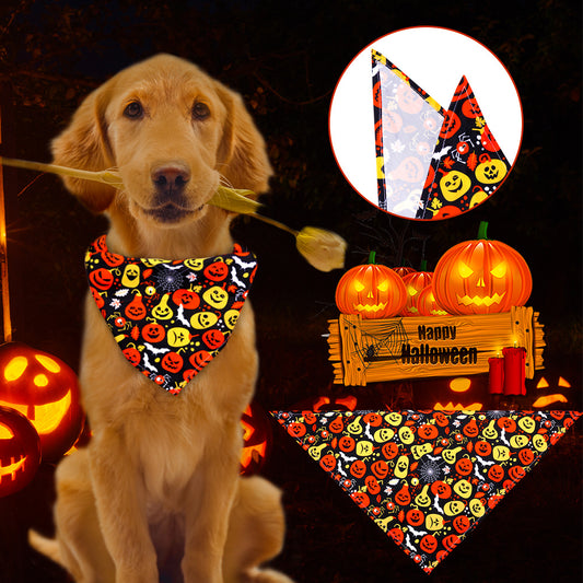 Dog Bandanas HalloweenAccessories Pet