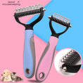 Load image into Gallery viewer, Pets Fur Knot Cutter Dog Grooming Shedding Tools Pet Cat Hair Removal Comb Brush Double sided Pet Products Suppliers
